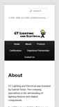 Mobile Screenshot of gtlightingandelectrical.com